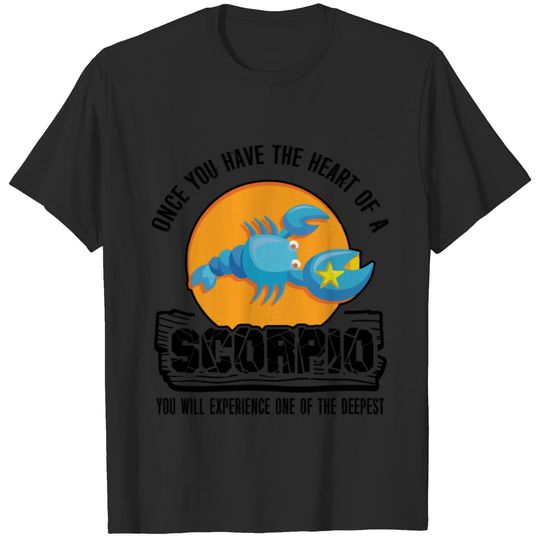 Heart Of A Scorpio Shirt T-shirt