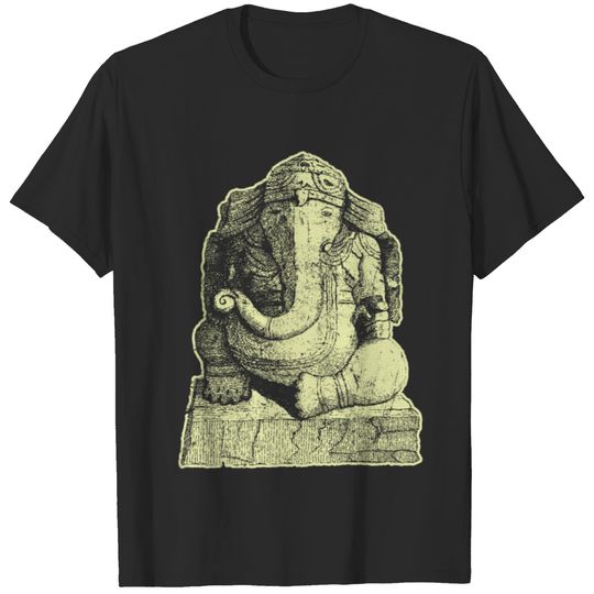 Hindu Indian Elephant God Ganesha Yoga T-shirt