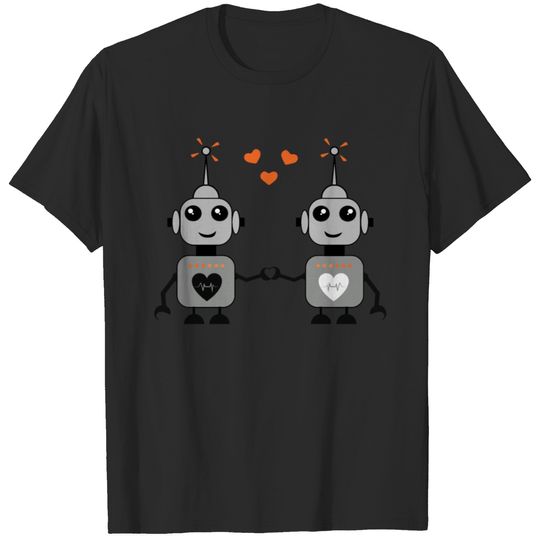 Robot Couple T-shirt