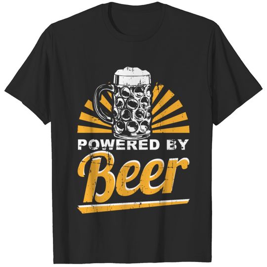 Powered by beer T-shirt