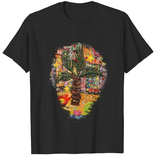 Beach | Palm Tree Print Shirt T-shirt