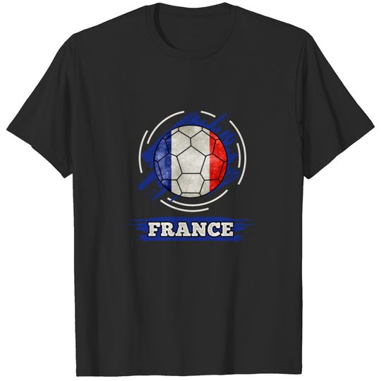 Soccer Country Flag France T-shirt