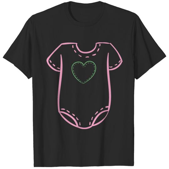 pregnant baby child born birth gift idea T-shirt