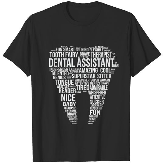 DA Word Cloud Dental Assistant T-shirt