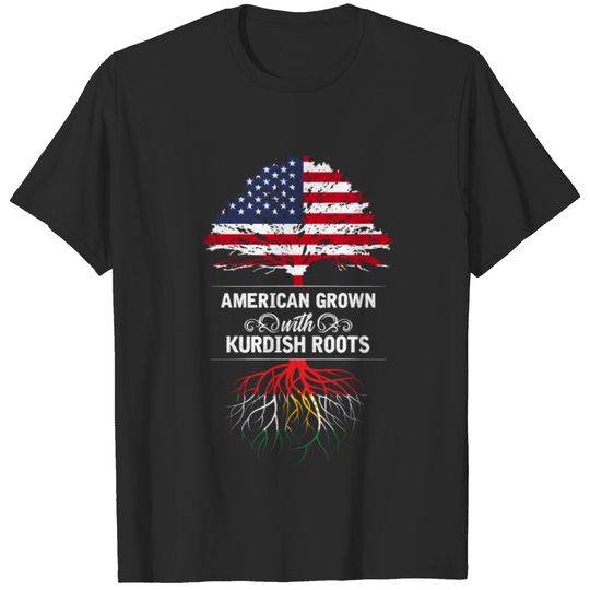 American Grown With Kurdish Roots T-shirt