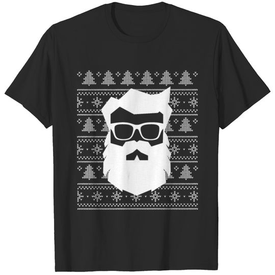 Hipster Santa Claus With Sunglasses T-shirt
