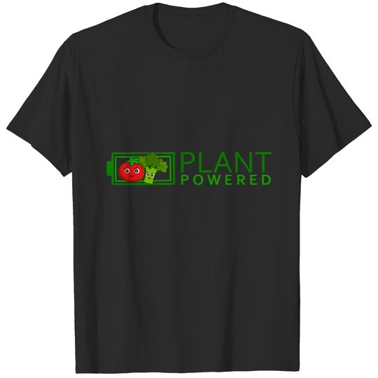 Vegan - Plant Powered Energy (Tomato Broccoli) T-shirt