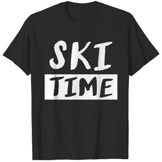 Ski ski instructor ski jumping skicross slalom T-shirt
