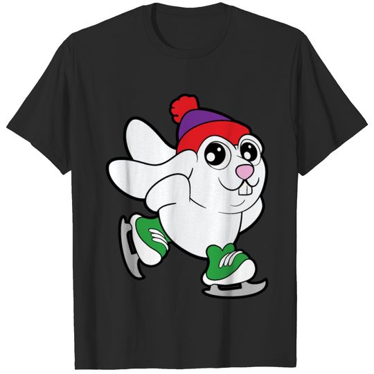 Funny Cool Cute Bunny Rabbit Hare Pets Animals T-shirt