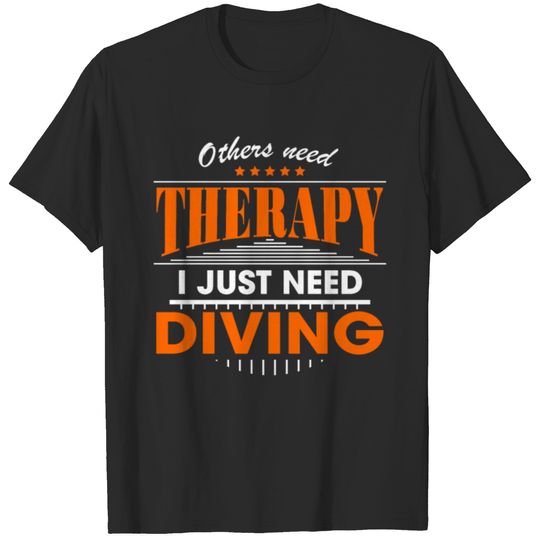 diving is my therapy T-shirt