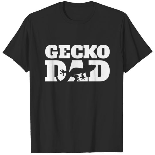 Gecko Dad Reptile Lover Men Father T-shirt