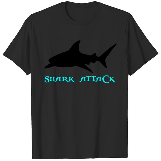 Shark Attack motif T-shirt