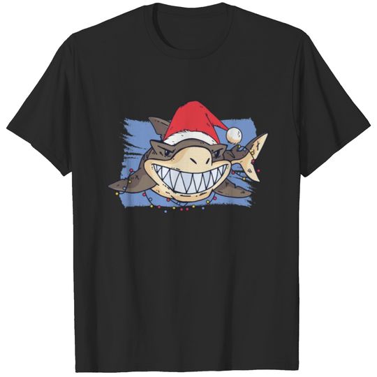 Shark Santa T-shirt