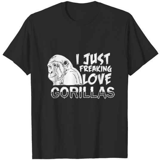 Gorilla love monkey animal T-shirt