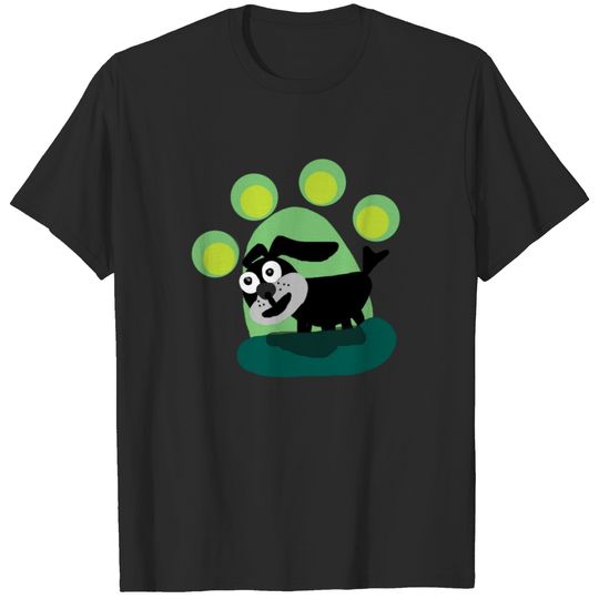 Cute green Dog T-shirt
