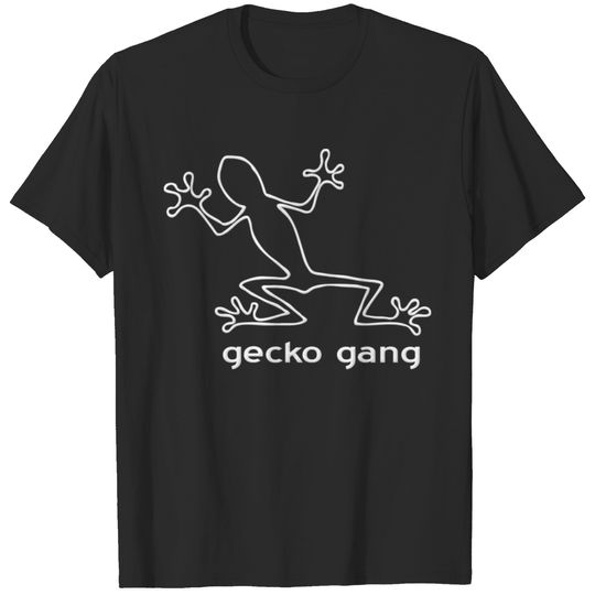 Gecko gang for reptile lovers fans as a gift idea T-shirt