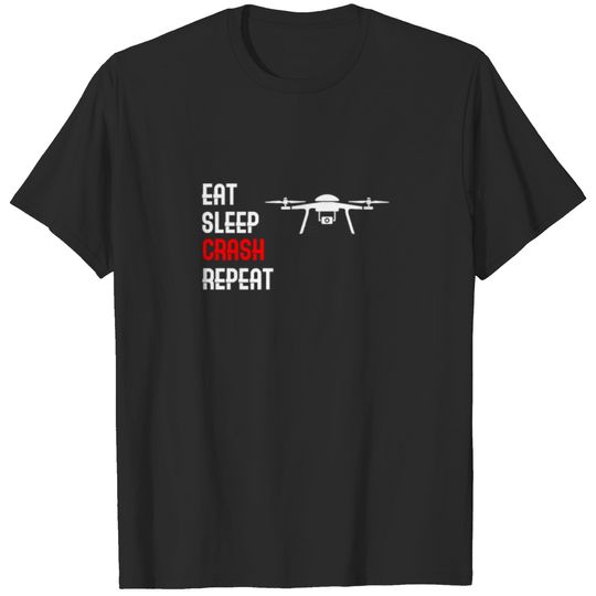 Eat Sleep Crash Repeat T-shirt