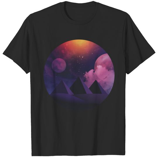 Pyramidal space T-shirt