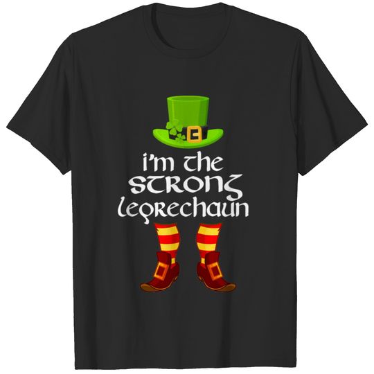 Strong Leprechaun St. Patricks Day Irish Costume T-shirt