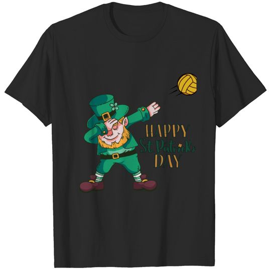 Waterpolo St Patrick's Day Gift | Dab Leprechaun T-shirt