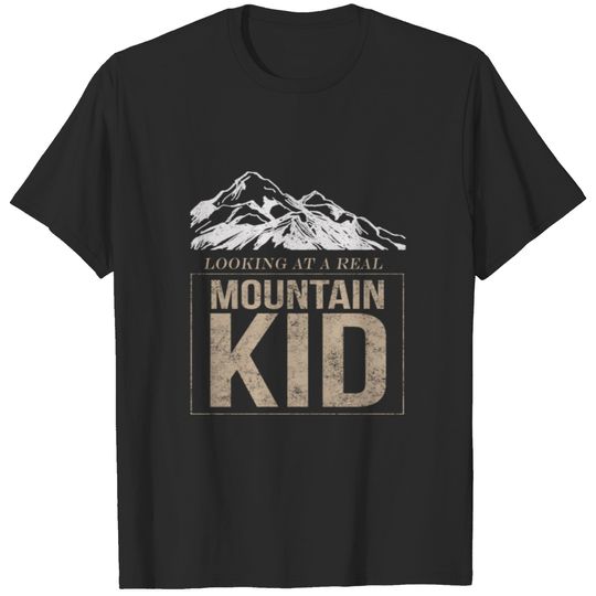 Funny Mountain kid for campers T-shirt