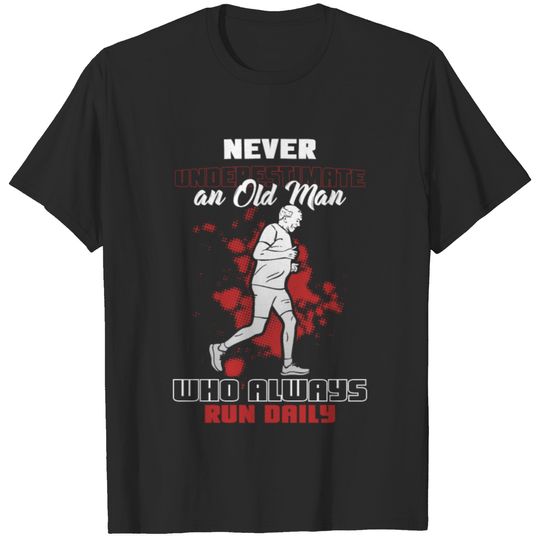 Old man Runner T-shirt