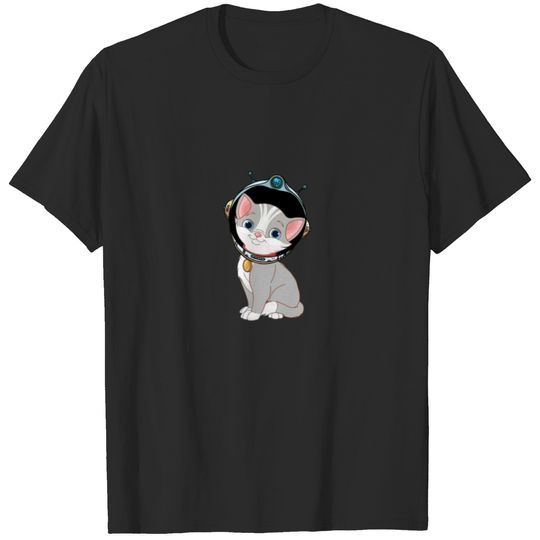 space cat design by diegoramonart T-shirt