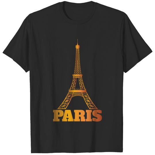 France - Paris Eiffel Tower Holiday Shirt Design T-shirt