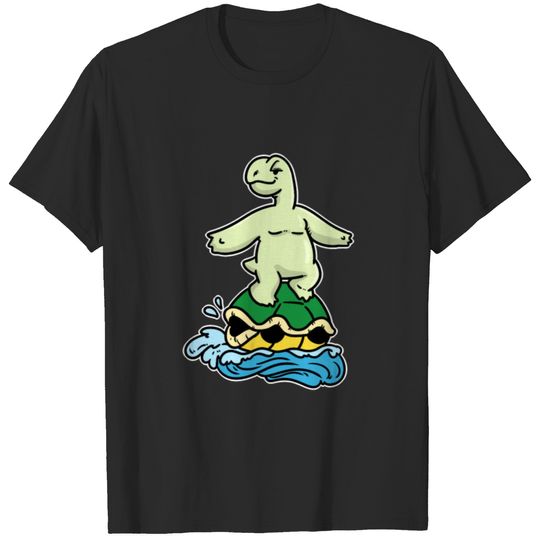 Surfing Turtle T-shirt