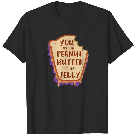 Peanut Butter Jelly Couples Best Friends Parents T-shirt