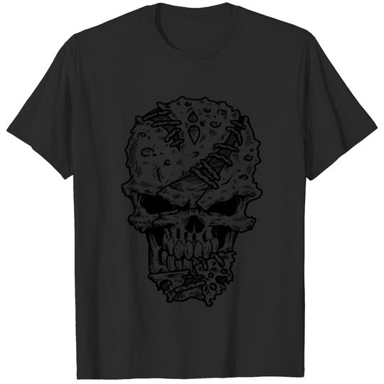 Cool Zombie skull T-shirt
