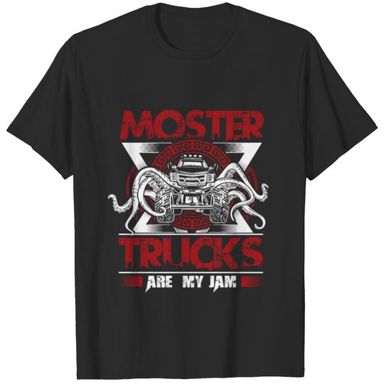 monster truck octopus T-shirt