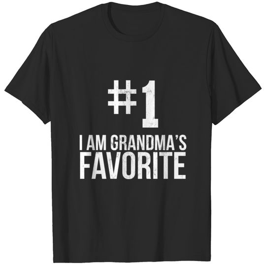 I Am Grandma'S Favorite #1 In All Sizes T-shirt