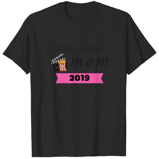 Promoted To Mom - Coming Soon Mom 2019 - T-shirt