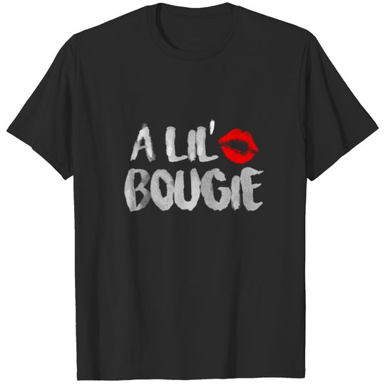 A Lil Bougie Lips Shirt for Women Girl T-shirt
