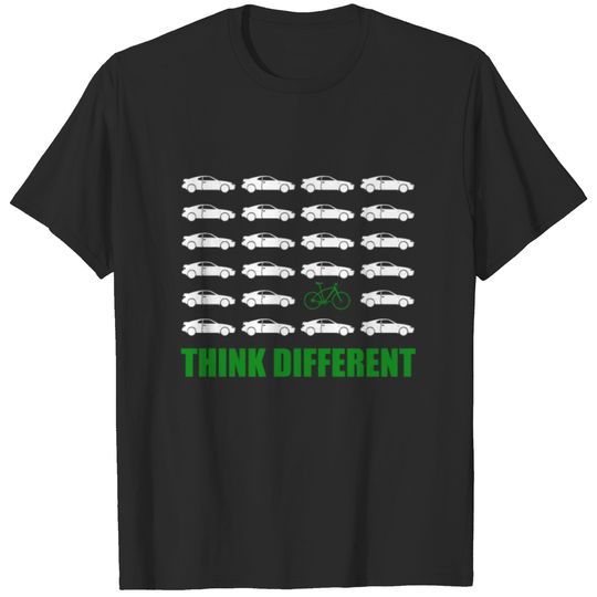 think different bicycle gift T-shirt