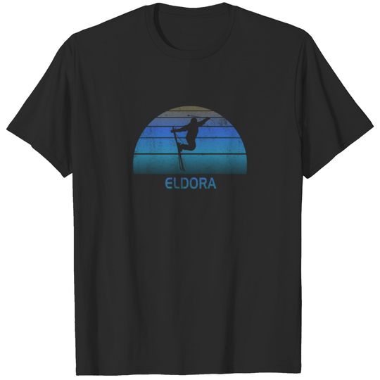 Vintage Eldora Colorado Ski Fan Skiing Clothes T-shirt