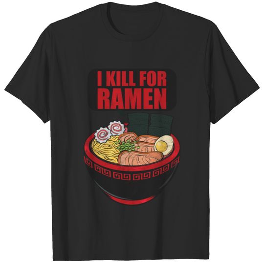 Ramen Kawaii Instant Noodle Soup Anime T-shirt