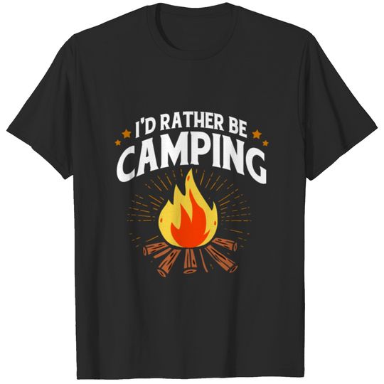 Camping Camp Tent Outback Trekking Travel Holiday T-shirt