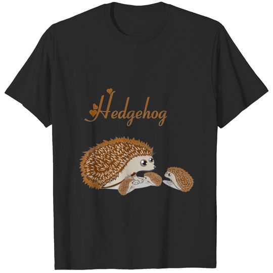Hedgehog earth prickly animal T-shirt