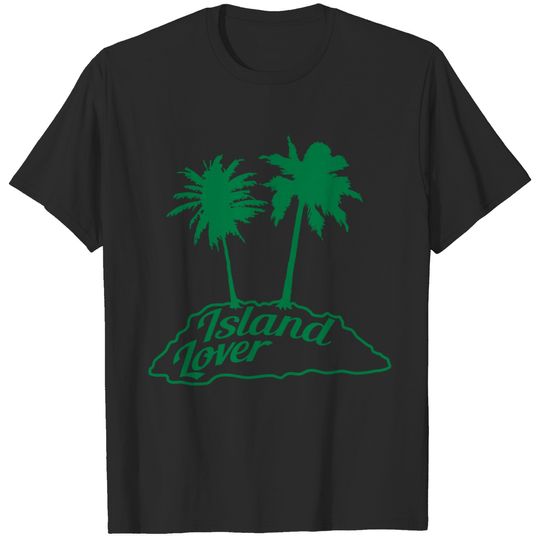 logo island lover island 2 palms love party summer T-shirt