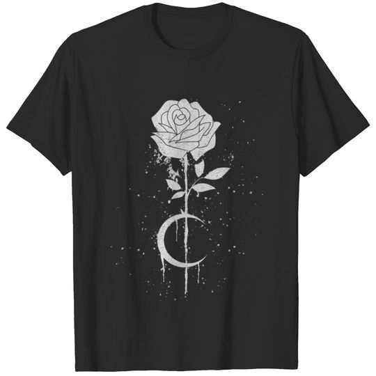 Occult Moon Rose Witchcraft - T-shirt T-shirt