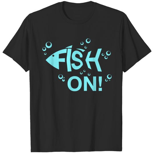 Fish on Fisherman Bone Gift T-shirt