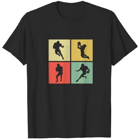 Retro American Football or Rugby T-shirt