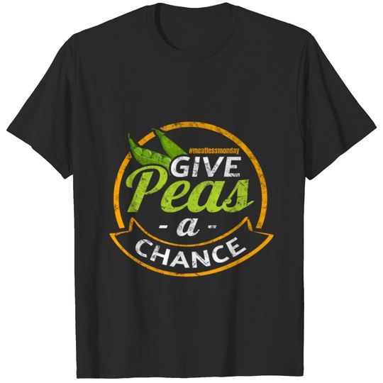 Meat-free Give Peas a Chance T-shirt