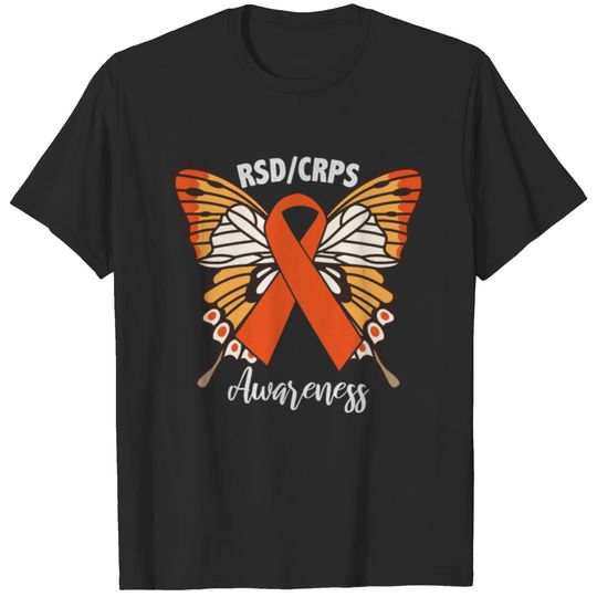 Orange Ribbon CRPS RSD Awareness T-shirt