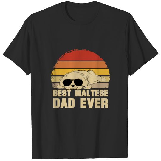 Maltese Dog Dad T-shirt