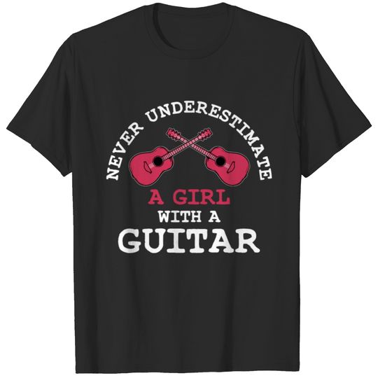 Guitar Player Girls T-shirt