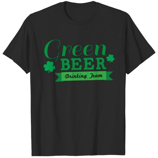 Green Beer Drinking Team T-shirt