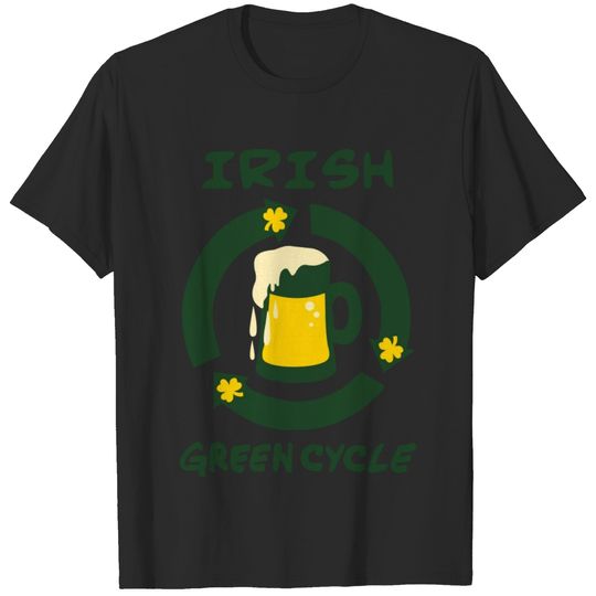 irish green cycle St. Patty's T-shirt
